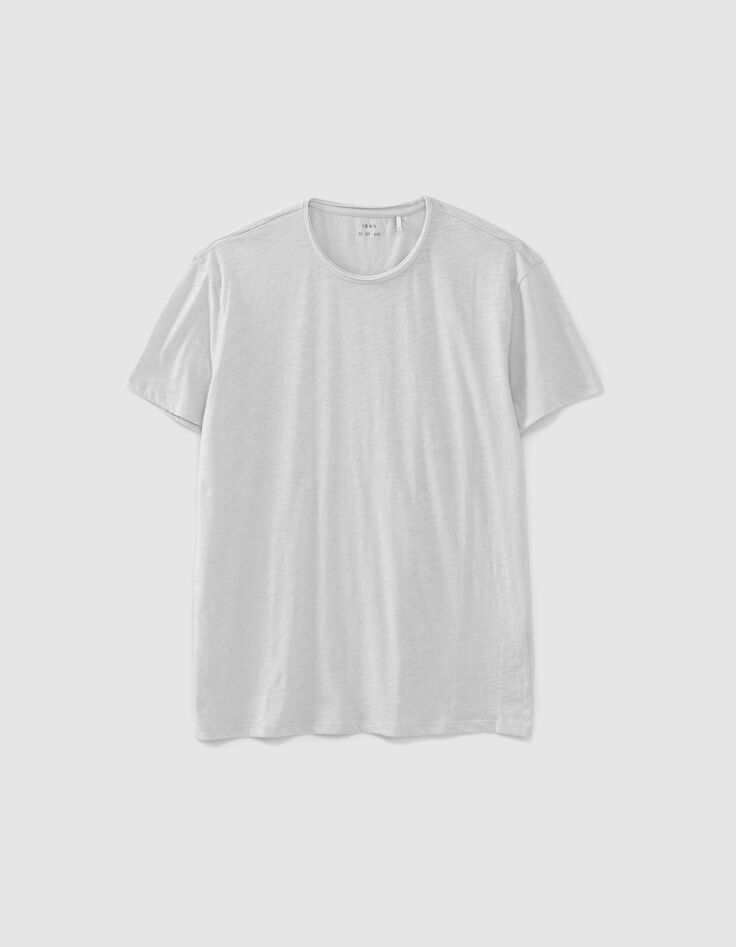 T-shirt L'Essentiel b&eacute;ton col rond &agrave; manches courtes Homme-5