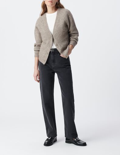 Gebreid sesam vest voor dames - IKKS