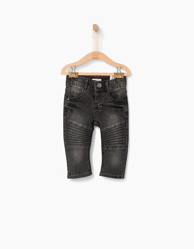 Baby boys' black jeans - IKKS