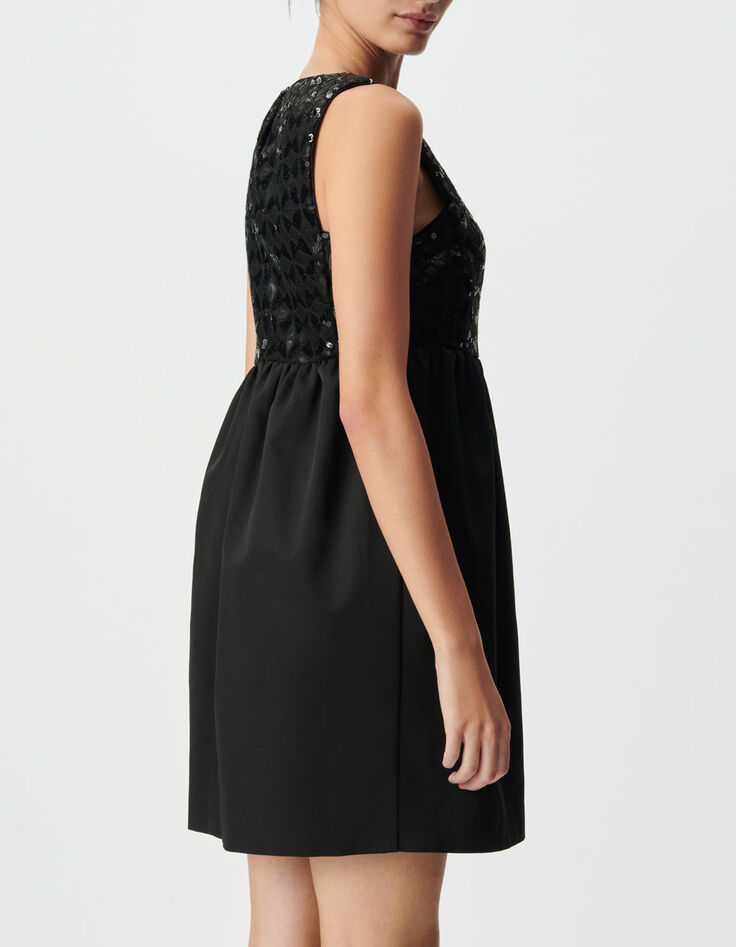 Vestido negro bordados lentejuelas gr&aacute;ficas mujer-4