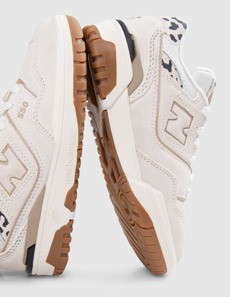 Baskets beiges NEW BALANCE 550 fille-6
