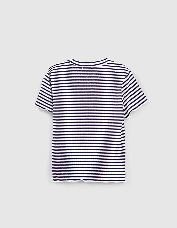 Girls’ ribbed sailor T-shirt - IKKS