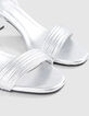 Sandalias tacón silver cuero metalizado-8