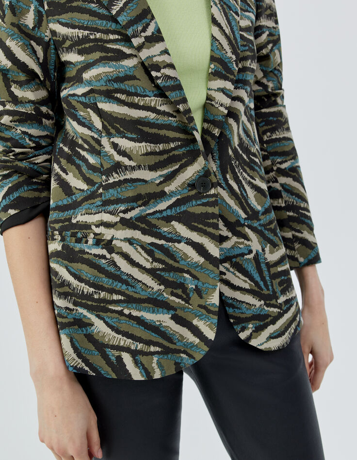 Americana caqui jungle camuflaje mujer-4