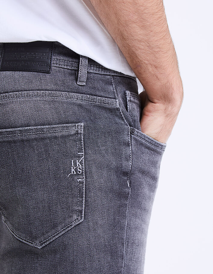Men’s grey Downtown slim jeans - IKKS