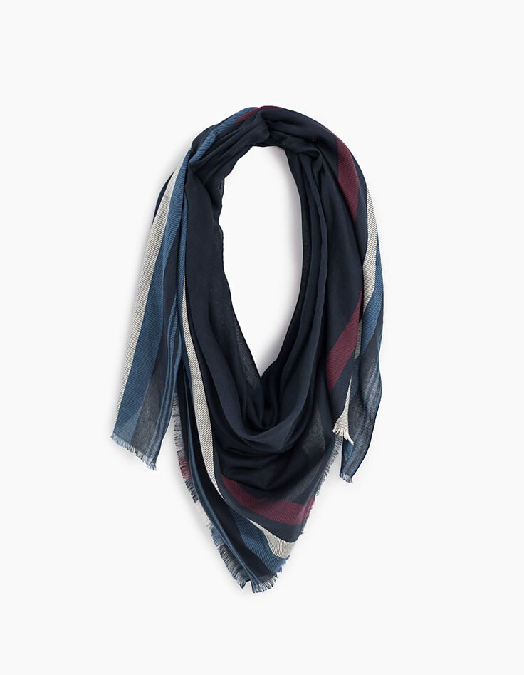 Men's striped scarf-1 Men's striped scarf-1