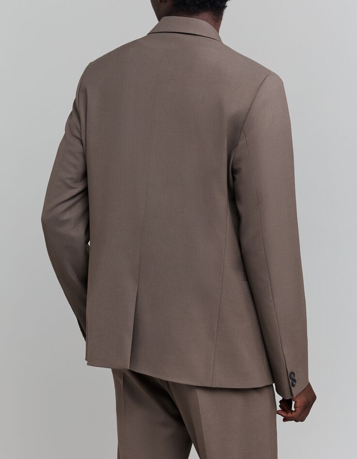 Veste de costume châtain Homme-4 Veste de costume châtain Homme-4