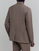 Veste de costume châtain Homme-4 Veste de costume châtain Homme-4