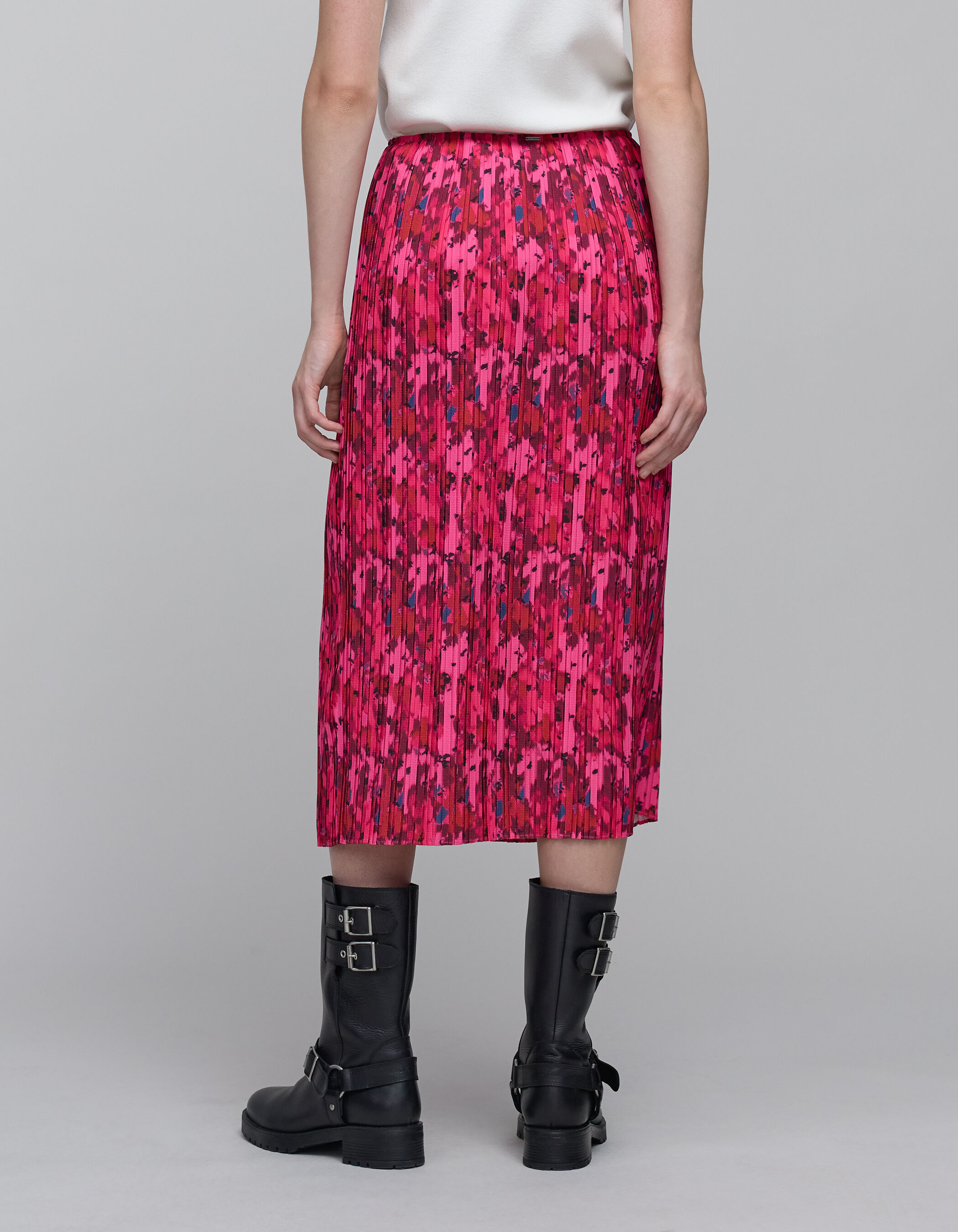 Roze plooirok clearance