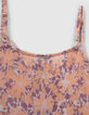 Girls’ violet psychedelic flower print camisole-6