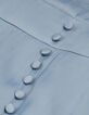 Women's satin sky blue sleeveless maxi dress-8