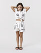 Chemise blanche imprimé maxi motifs fille-3