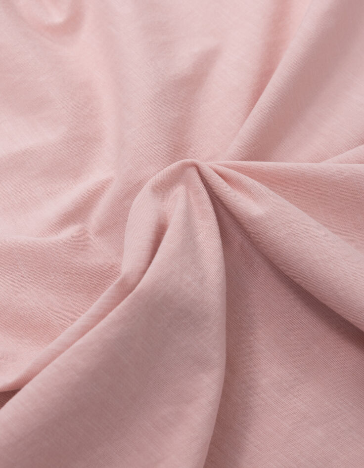 Polo REGULAR rosa flameado de algod&oacute;n org&aacute;nico para hombre-6