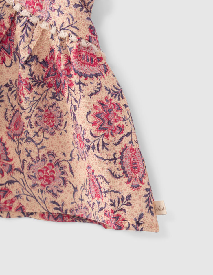 Rosa Bluse aus EcoVero™-Viskose für Babymädchen-3