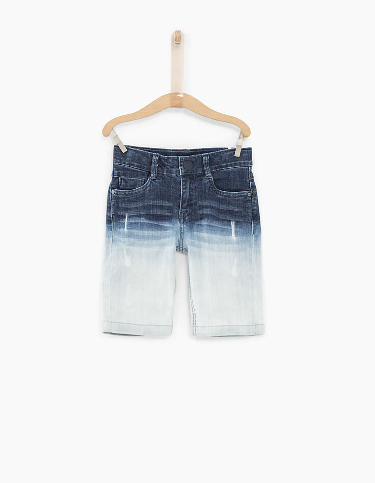 Bermudas vaqueras blue black deep die ni&ntilde;o -1