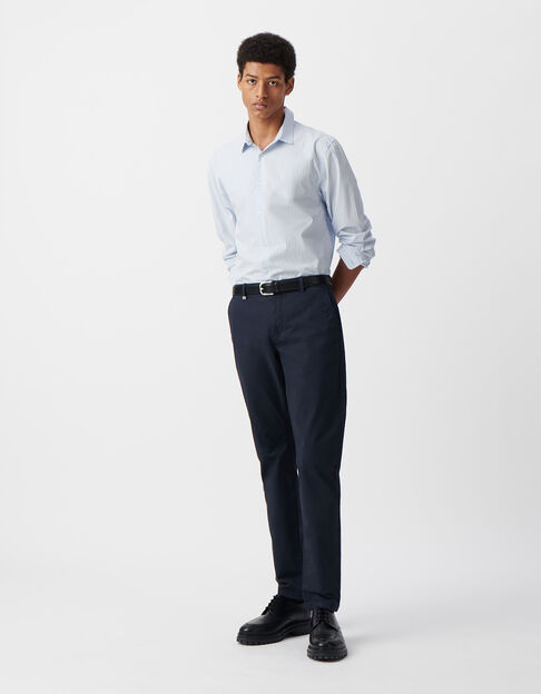 Pantalon CHINO SLIM marine Homme - IKKS