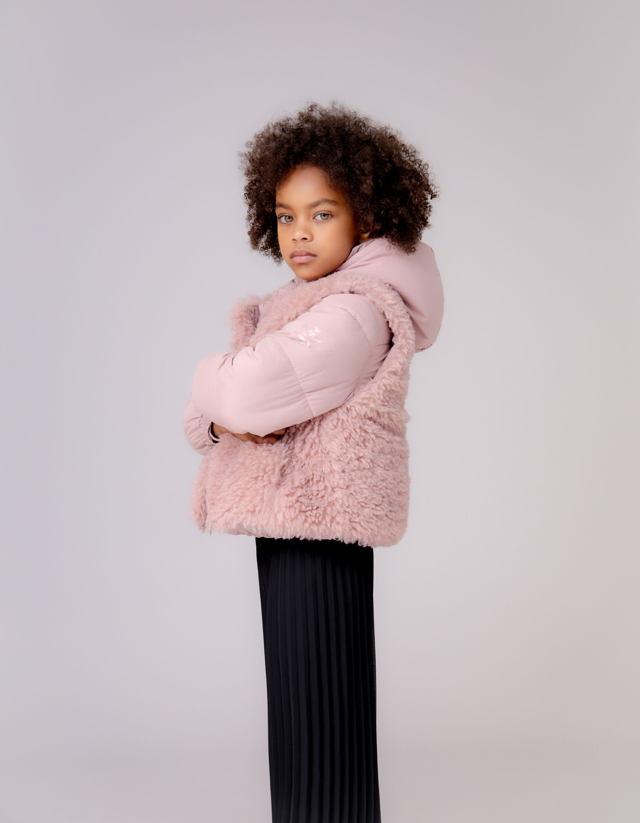 Pink sherpa vest hot sale