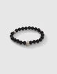 Bracelet noir en pierres de Jade Homme-1