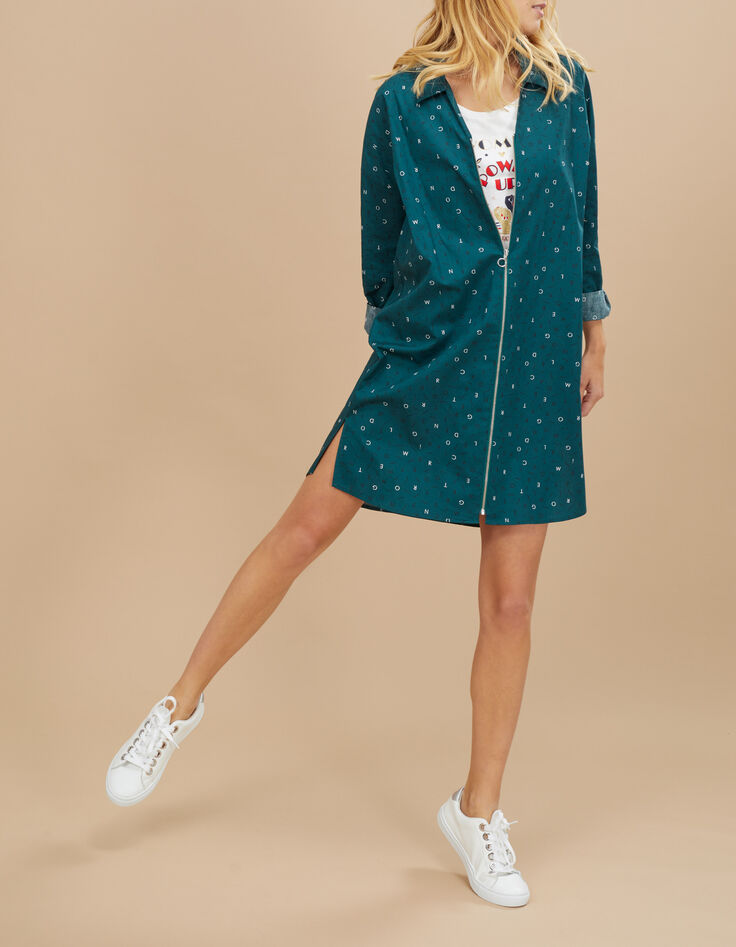 slim fit dress slacks Kevan Jon Safia Flare Dress with Cape Duck Egg Green – Hats & Tiaras main image 1