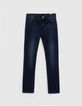 Boys’ blue black skinny jeans-1
