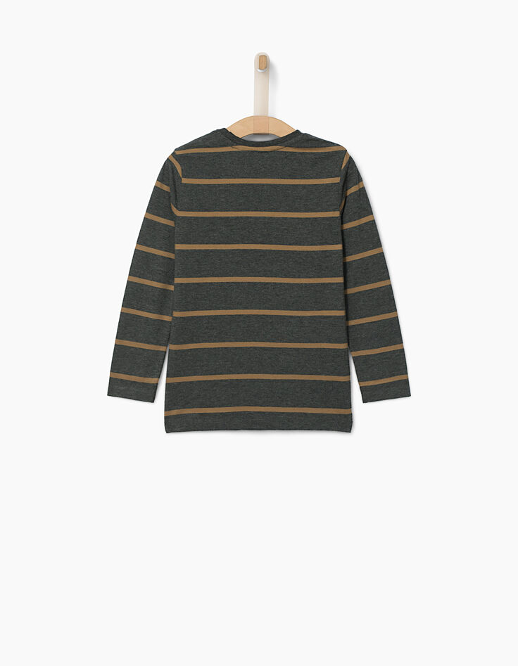 Gestreiftes Jungenshirt -4