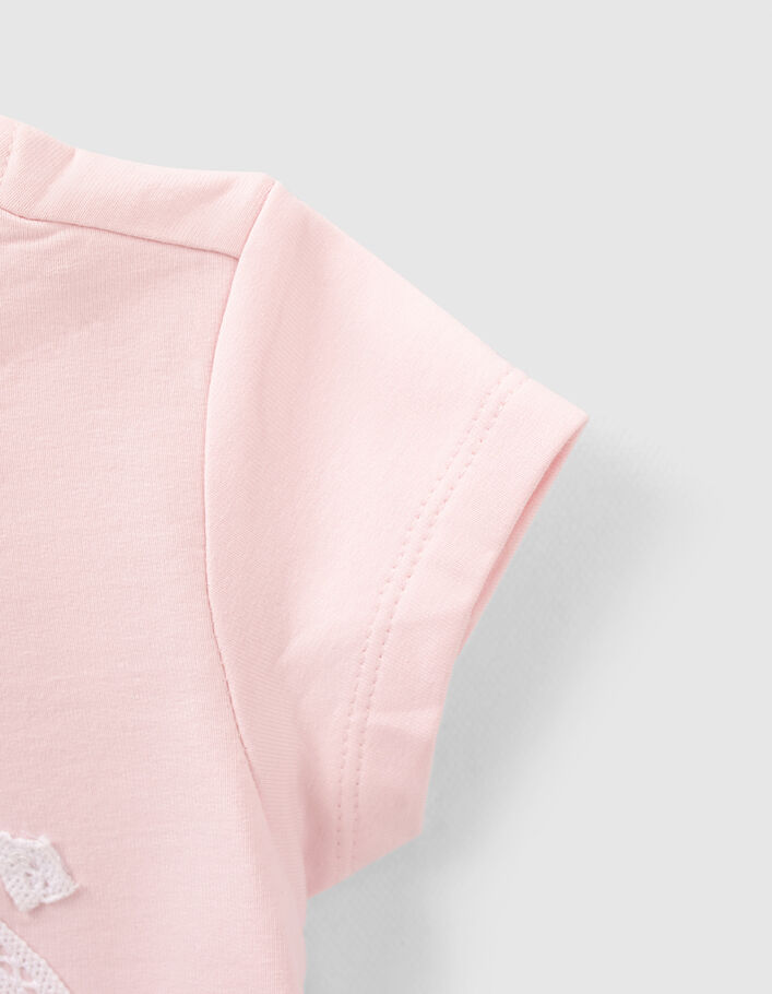Robe rose pâle bébé fille - IKKS