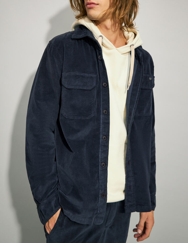 Marine REGULAR overshirt ribfluweel Heren-1