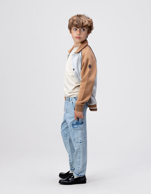 Vaqueros jogger battle azul waterless niño - IKKS