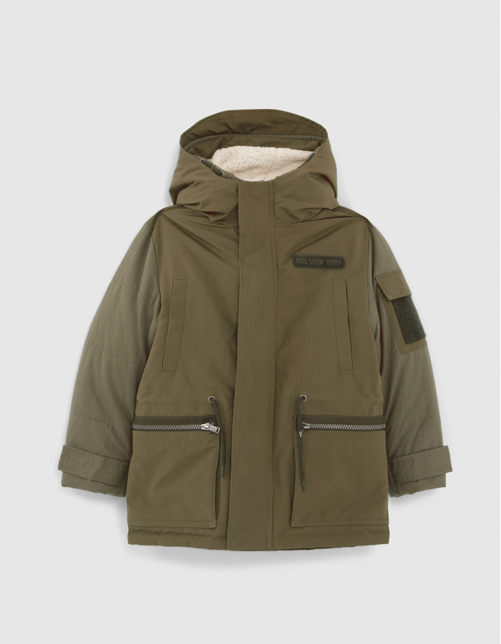 Parka ikks 2025 garcon kaki