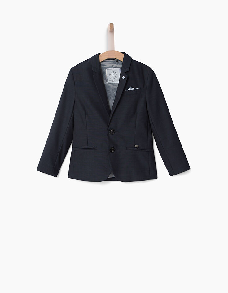 Veste de costume bleu marine garçon-1