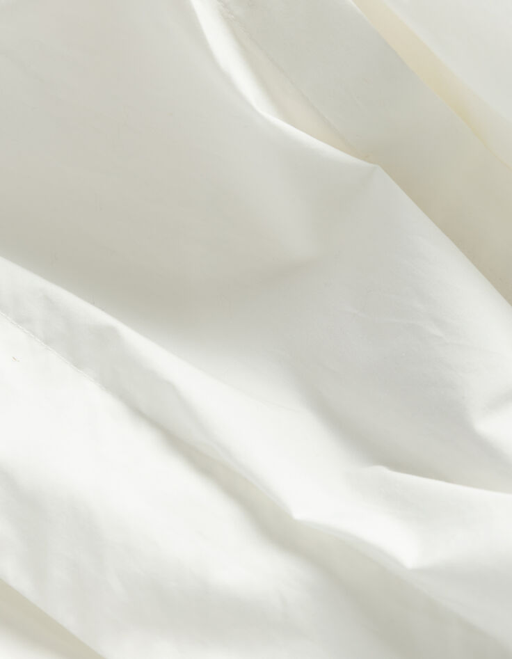 Camisa blanca cortes laterales mujer-7