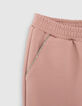 Roze jogging met print meisjes-5
