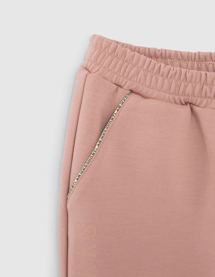 Roze jogging met print meisjes-5