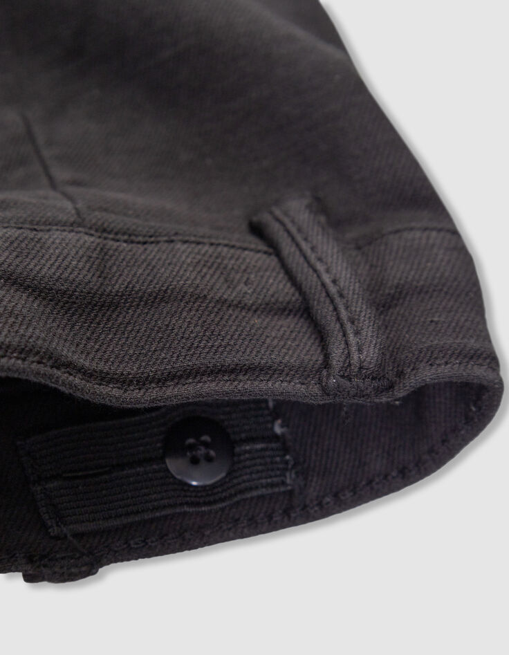 Rechte zwarte broek battlestijl jongens-9