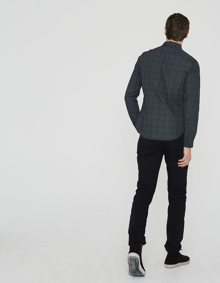 Camisa azul marino hombre-3