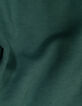 Cardigan zippé vert ganses rayées manches garçon-9