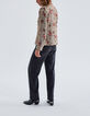 Cremeweißer Recycling-Damenblazer mit Leo-Paisleyprint-5