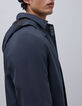 Trench marine capuche amovible Homme-4