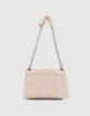 THE 1. bag SEASONALS – Women's chalk quilted leather M bag-3