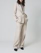 Pure Edition-Veste de costume sésame flanelle Femme-2