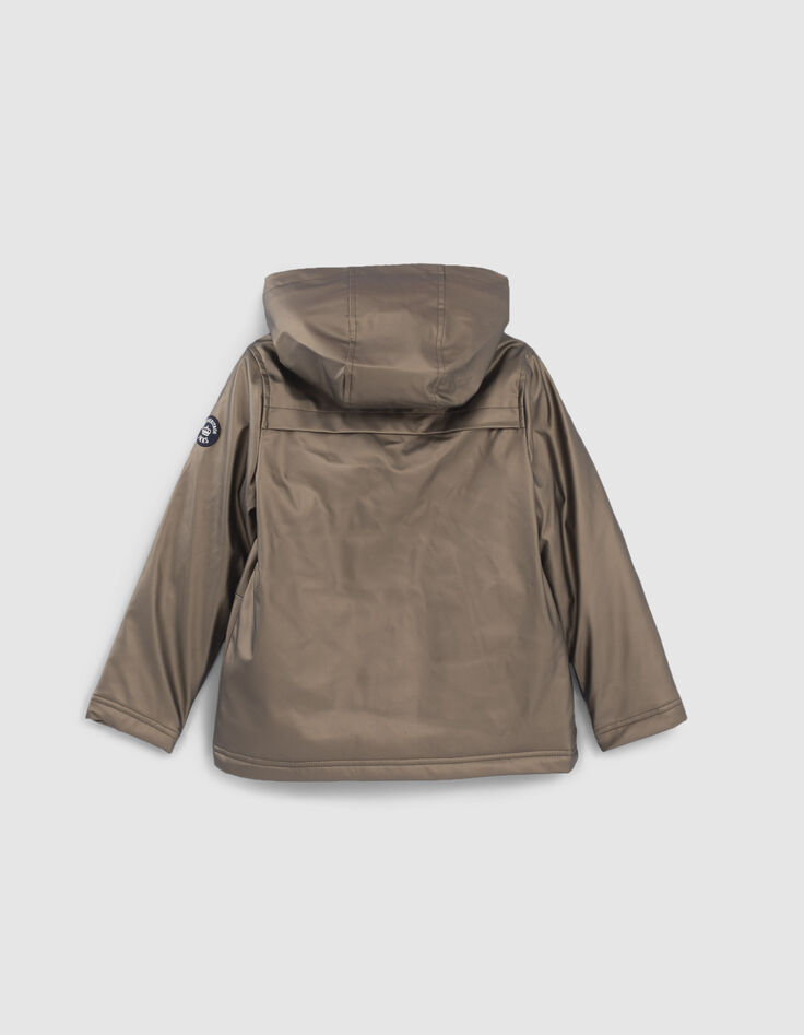 Parka doré fourrée à capuche fille-4