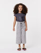 Pantalón blanco diseño gráfico niña-1