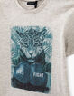 Gechineerd mastiek T-shirt luipaard-bokser jongens -2