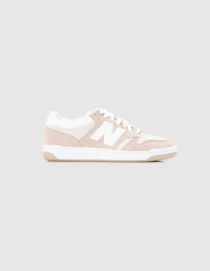 Baskets beiges NEW BALANCE 480 Homme-1
