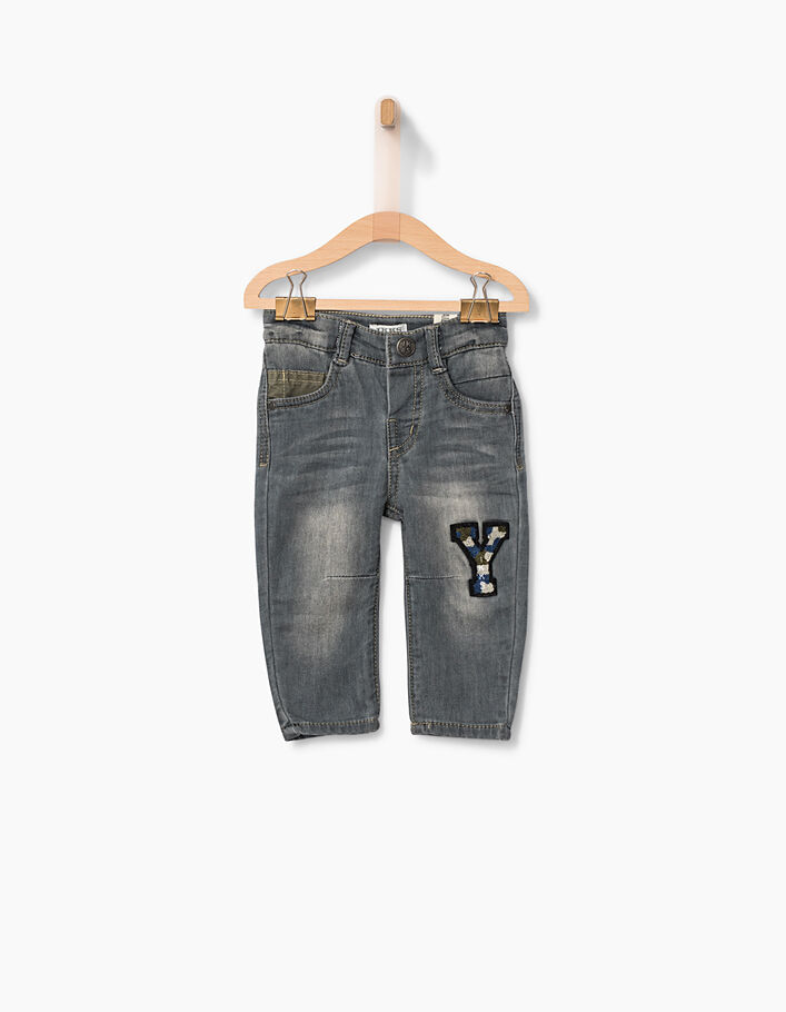 Grijze jeans babyjongens  - IKKS