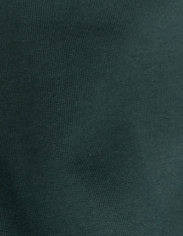 Cárdigan cremallera verde capucha niño-9