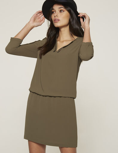 Robe kaki jour échelle - IKKS