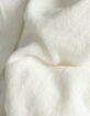 Ecru gebreide trui fantasiedetail hals Heren-8