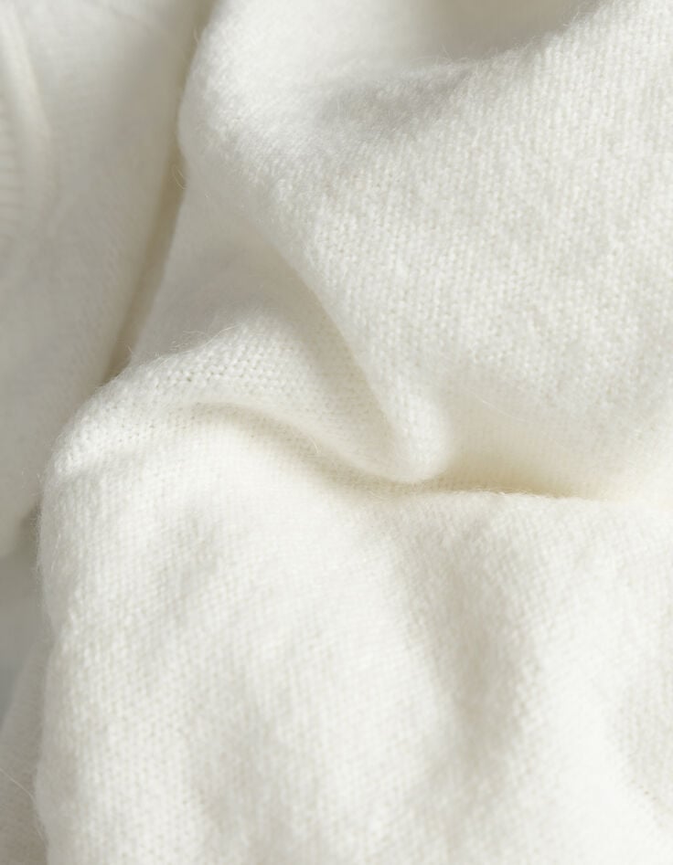 Pull écru tricot détail fantaisie Homme-8 Pull écru tricot détail fantaisie Homme-8