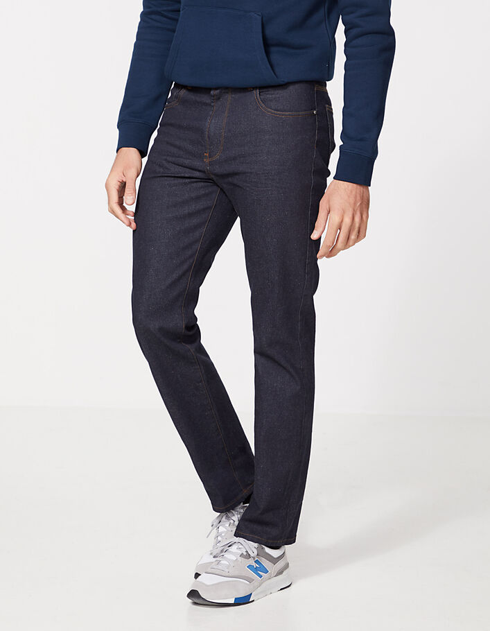 Marineblauwe rechte jeans Shibuy Heren  - IKKS